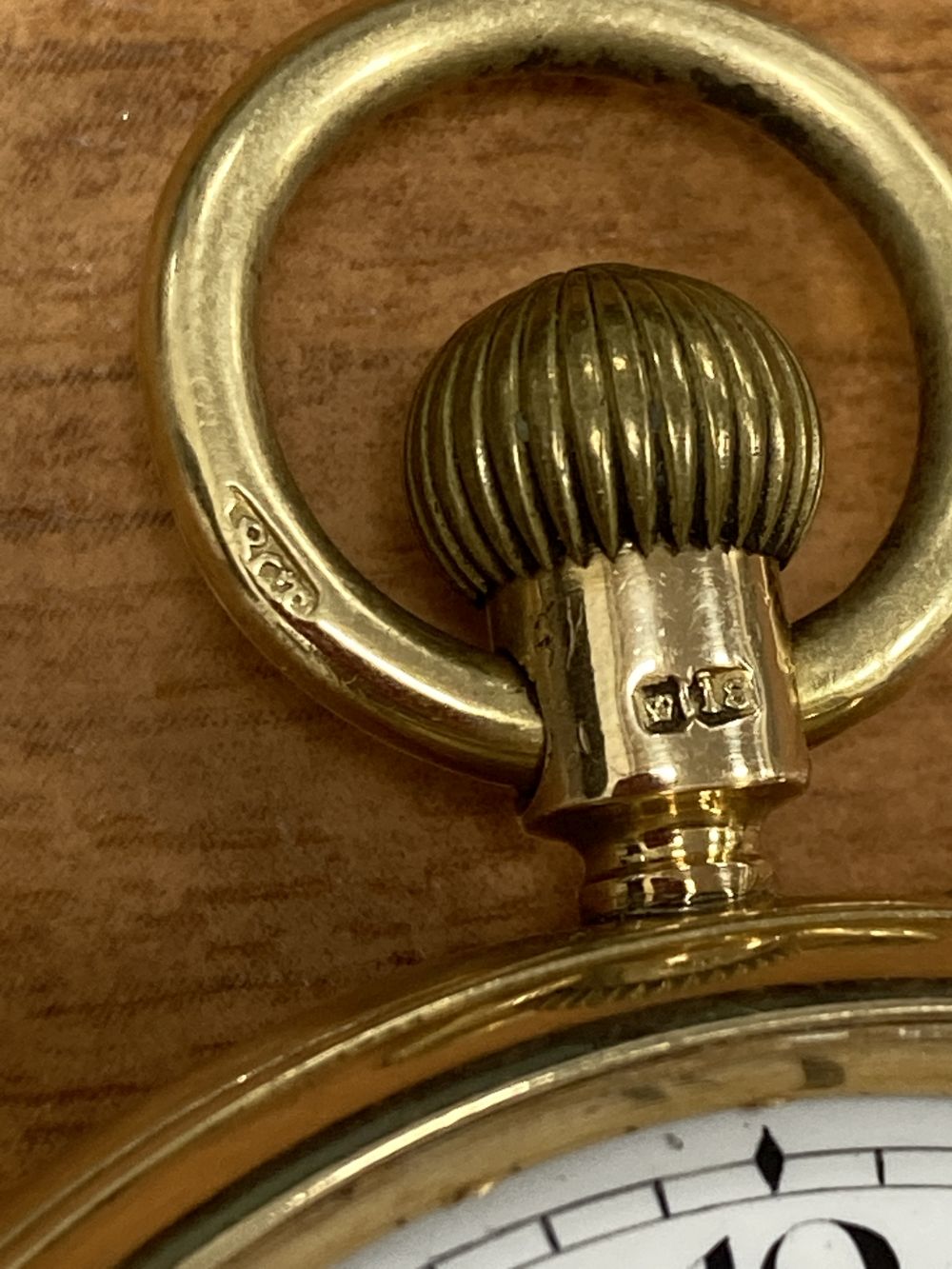 An 18ct gold open face keyless pocket watch, circa 1900, Thomas Russell & Son, No. 94430,